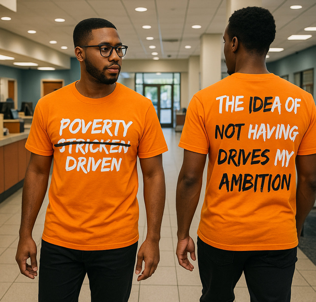 POVERTY NOT STRICKEN TEES